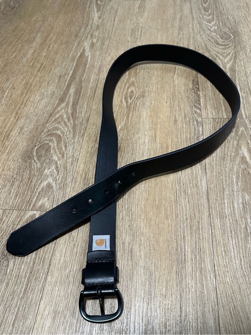 Carhartt Black Bridle Leather Belt XXL